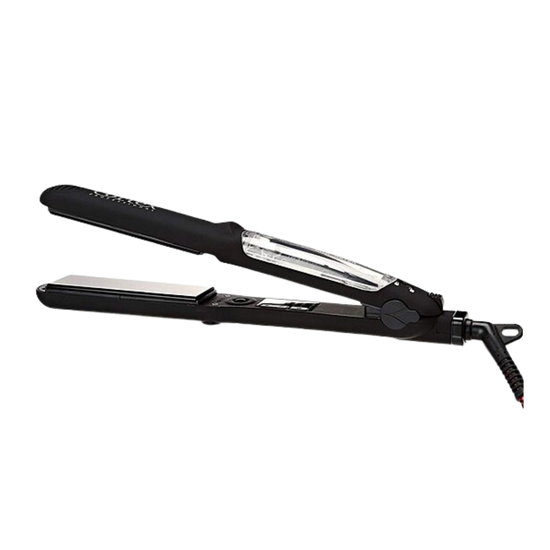 Cortex Professional Vapor Hair Straightener Flat Iron for Hair 1.25" Ceramic Premium Argan Infusion Steamliner - Dual Voltage Flat Iron